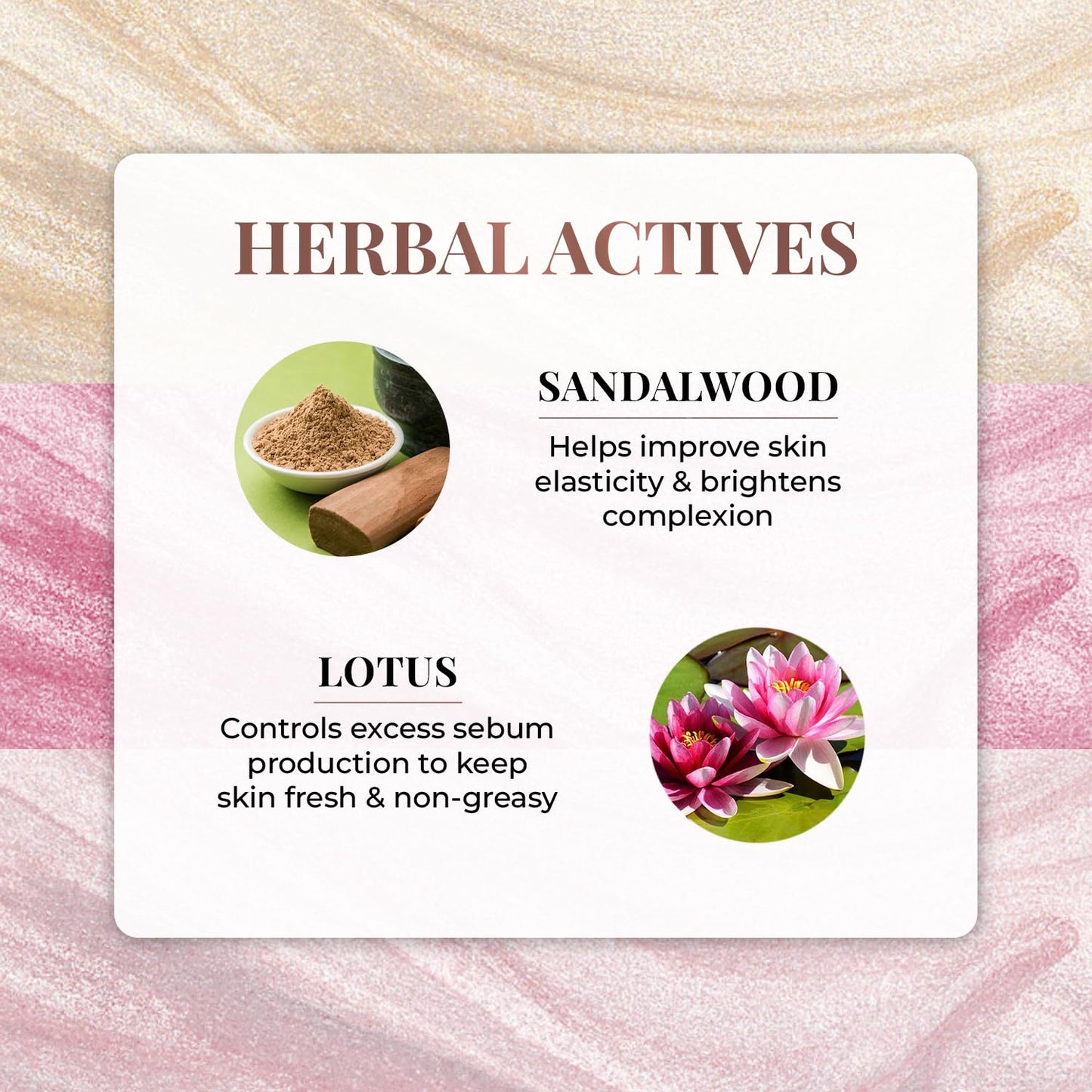 Just Herbs Lumi Glow Strobe Cream with Lotus & Sandalwood 30 gm
