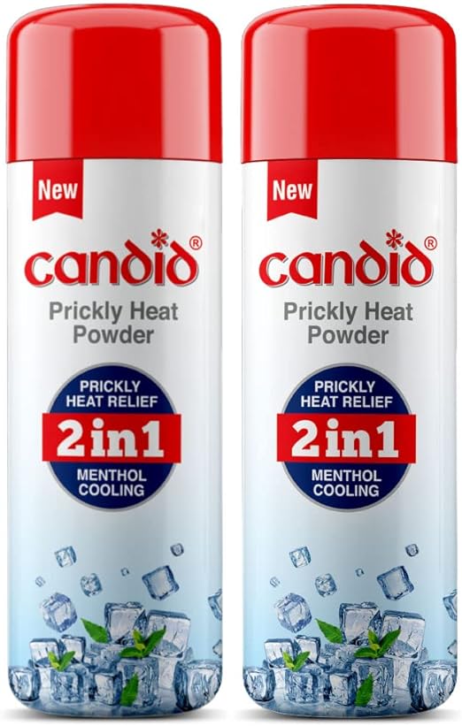 Candid Prickly Heat Powder 120g, white