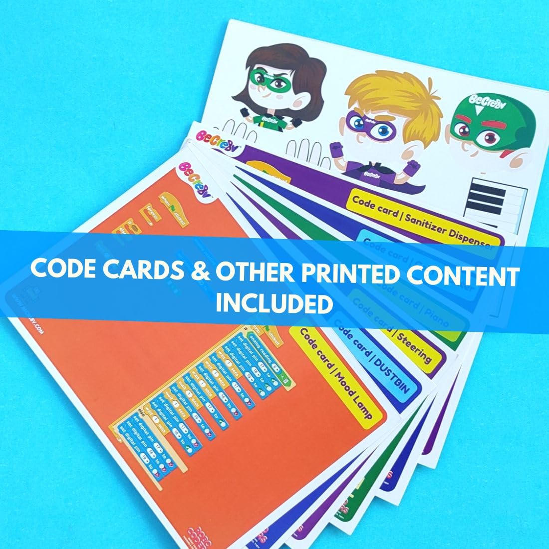 Robocoders STEM Robotics Kit for Kids 8-14 | Build 30+ Robots & Smart Machines