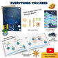 Smartivity Earth-Sun-Moon Space Toy for Kids 8-10-12-14 Years Old | Interactive 3D Model Kit