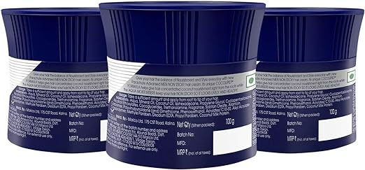 Parachute Advansed Men Hair Cream, Classic, 100 gm (Pack Of 3)