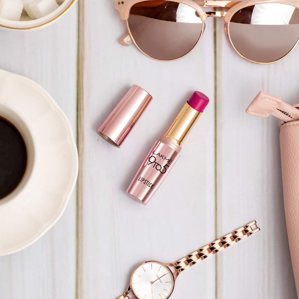 Lakme 9To5 Primer + Matte Lip Color Mp7 Blushing Nude, 3.6 gm
