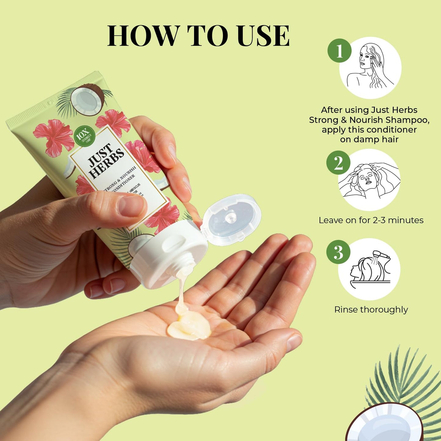 Just Herbs Strong & Nourish Conditioner 200 ml