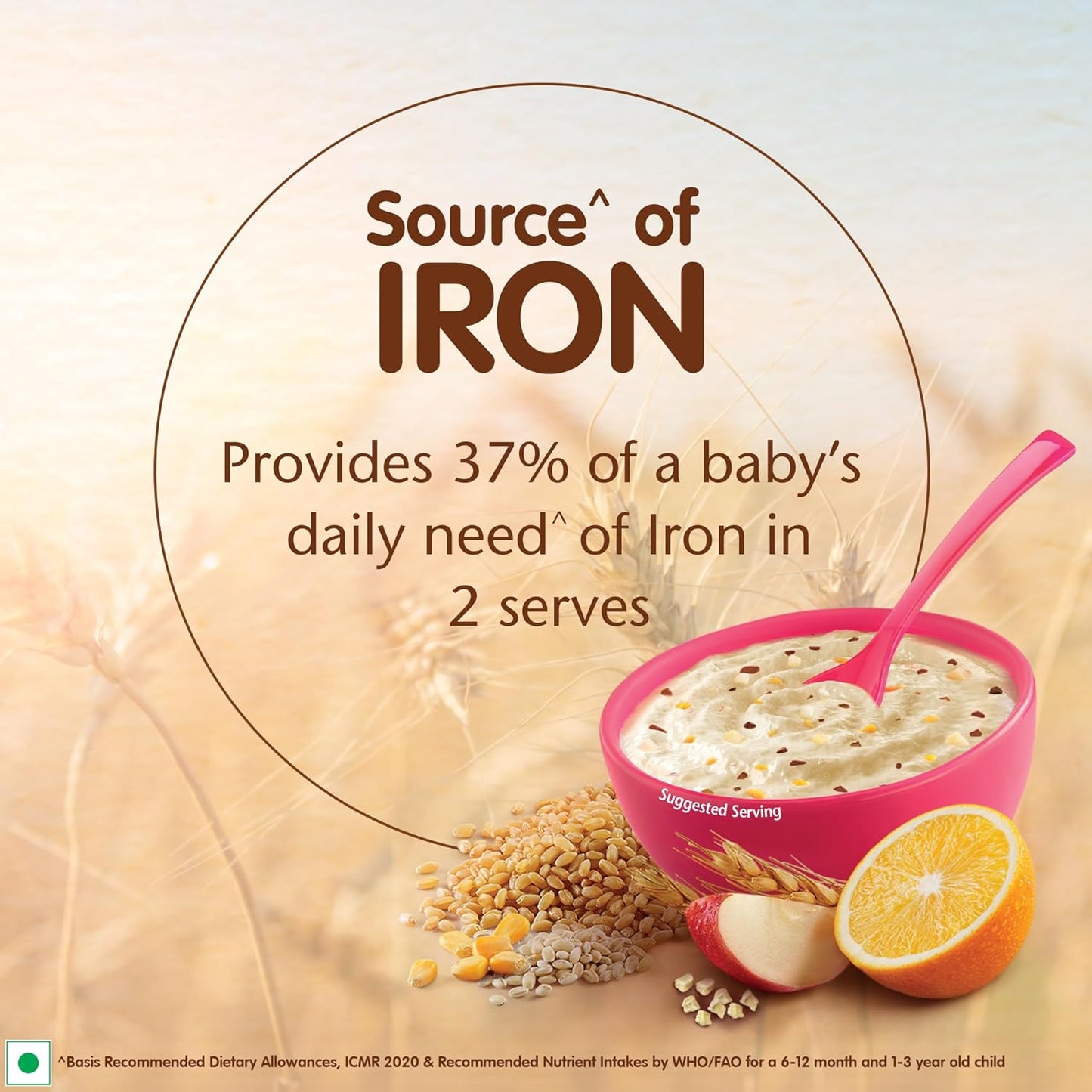 Nestle Cerelac Baby Food Cereal, Multigrain & Fruits for 12 to 24 Months Baby, Source of Iron & Protein for Babies, 300 gm