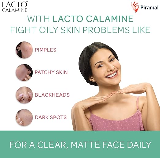 Lacto Calamine - Face Lotion for Oil Balance - Combination to Normal Skin - 120ml