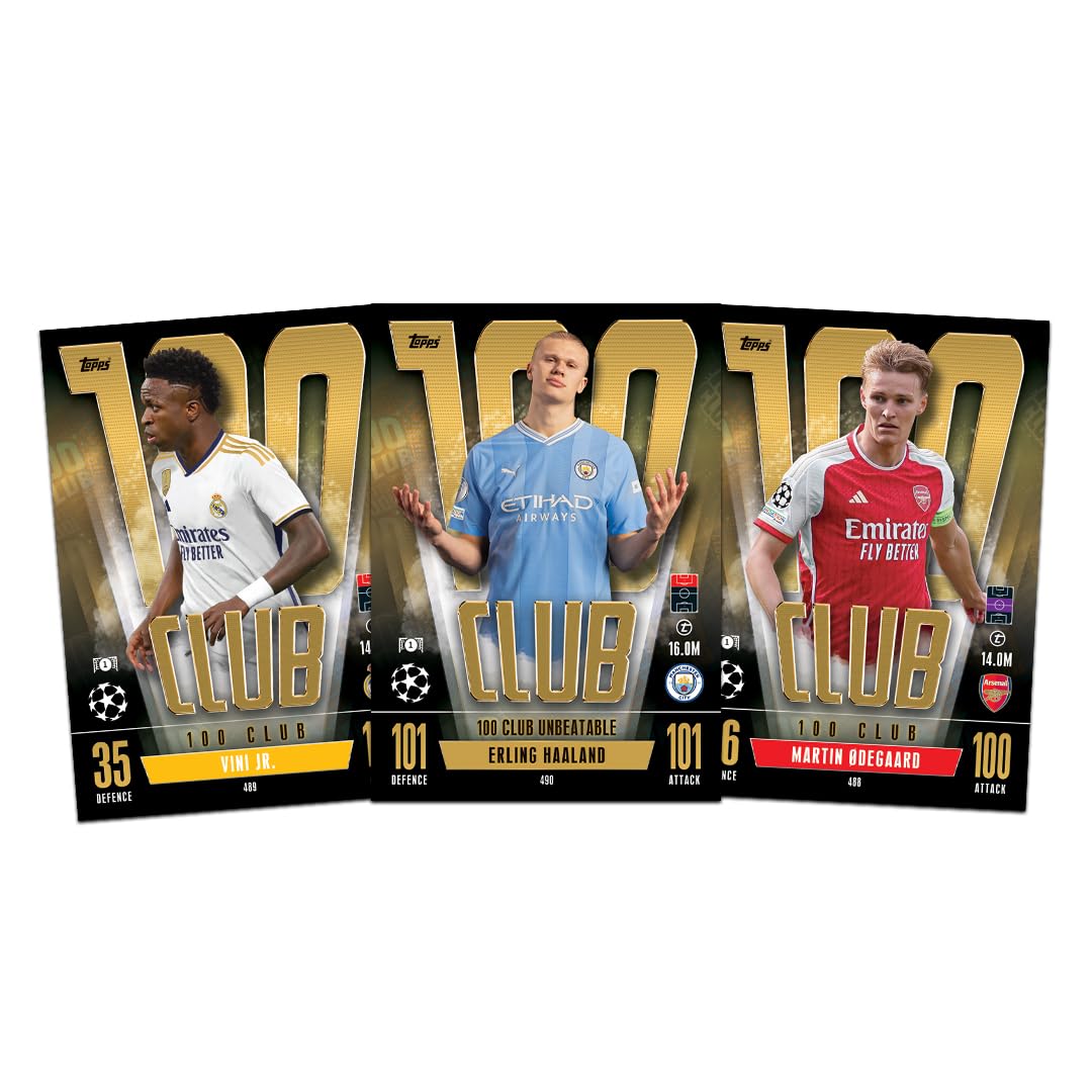 Topps UEFA Champions League Match Attax 23/24 Trading and Collectible Card Game(Flow Pack- Pack of 40)