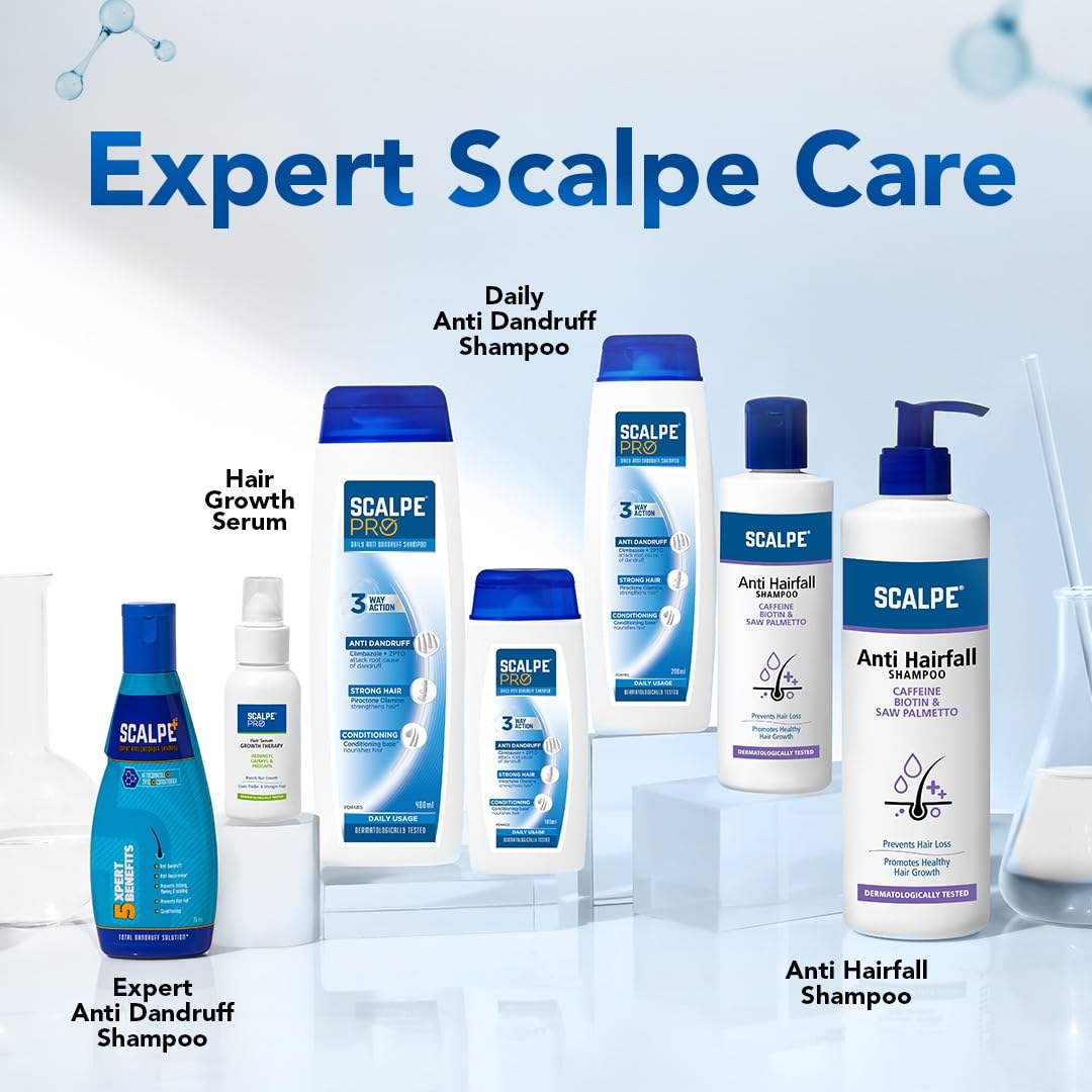 Scalpe Pro Daily Anti-Dandruff Shampoo , 200 ml