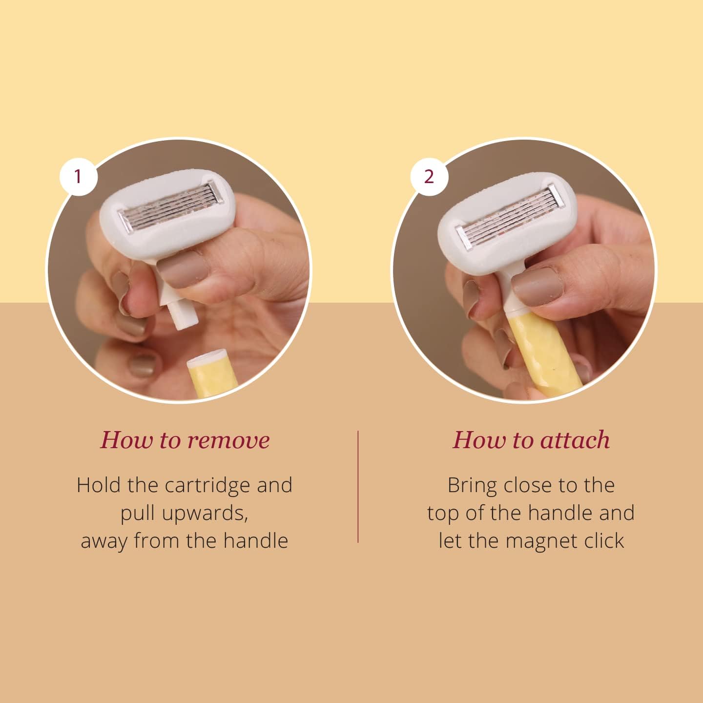 Carmesi Body Razor Swing Refill Pack for Women, 5-Blade Precision, (2)
