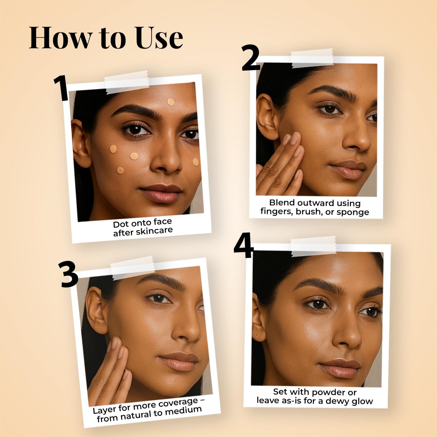 Just Herbs Serum Foundation SPF 30+, 30 ml, IVORY