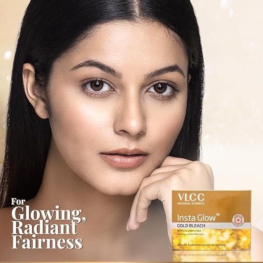 VLCC Insta Glow Gold Bleach - 30g