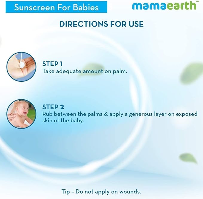 Mamaearth Mineral Based Sunscreen For Babies, White, 50 ml