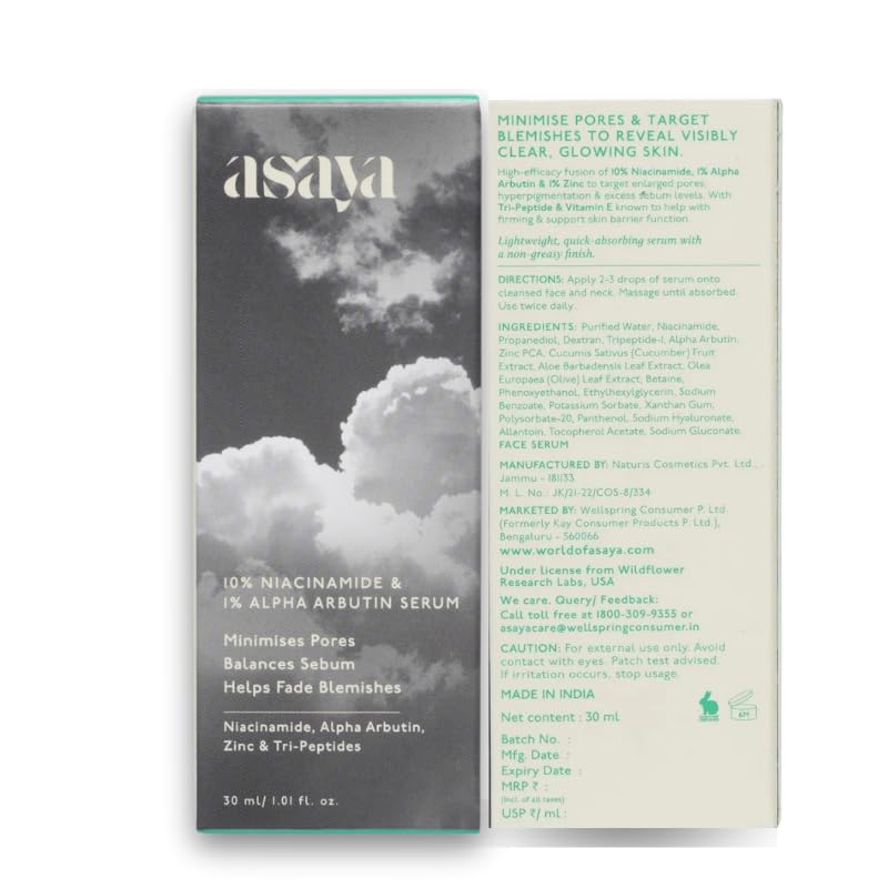 Asaya 10% Niacinamide Face Serum 30 ml