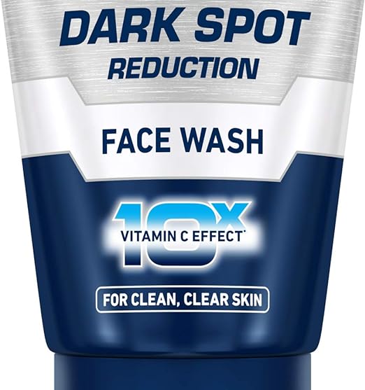 NIVEA Men Face Wash, Dark Spot Reduction, for Clean & Clear Skin with 10x Vitamin C Effect, 100 g