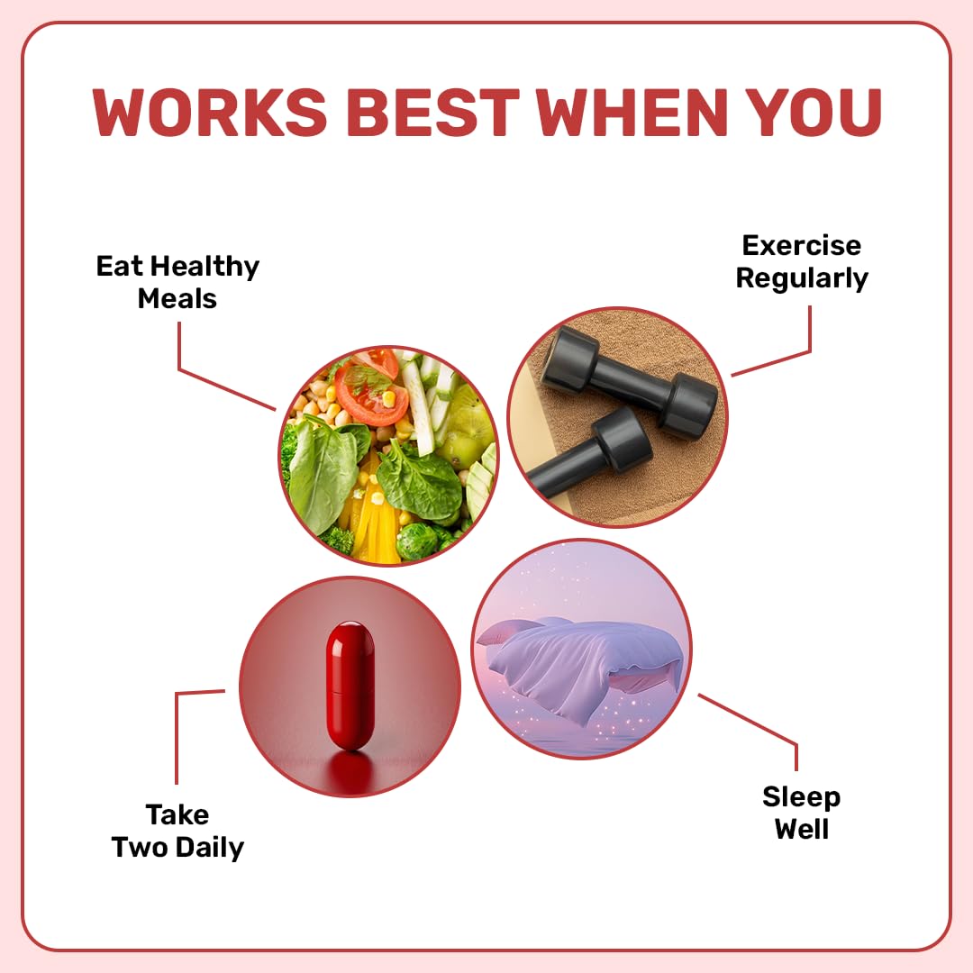 What's Up Wellness Daily Burner Capsules with CarbBliss® & ACV | Weight Loss Supplement For Women & Men | Helps Manage Cravings, Calories & Carbs | 30 Capsules