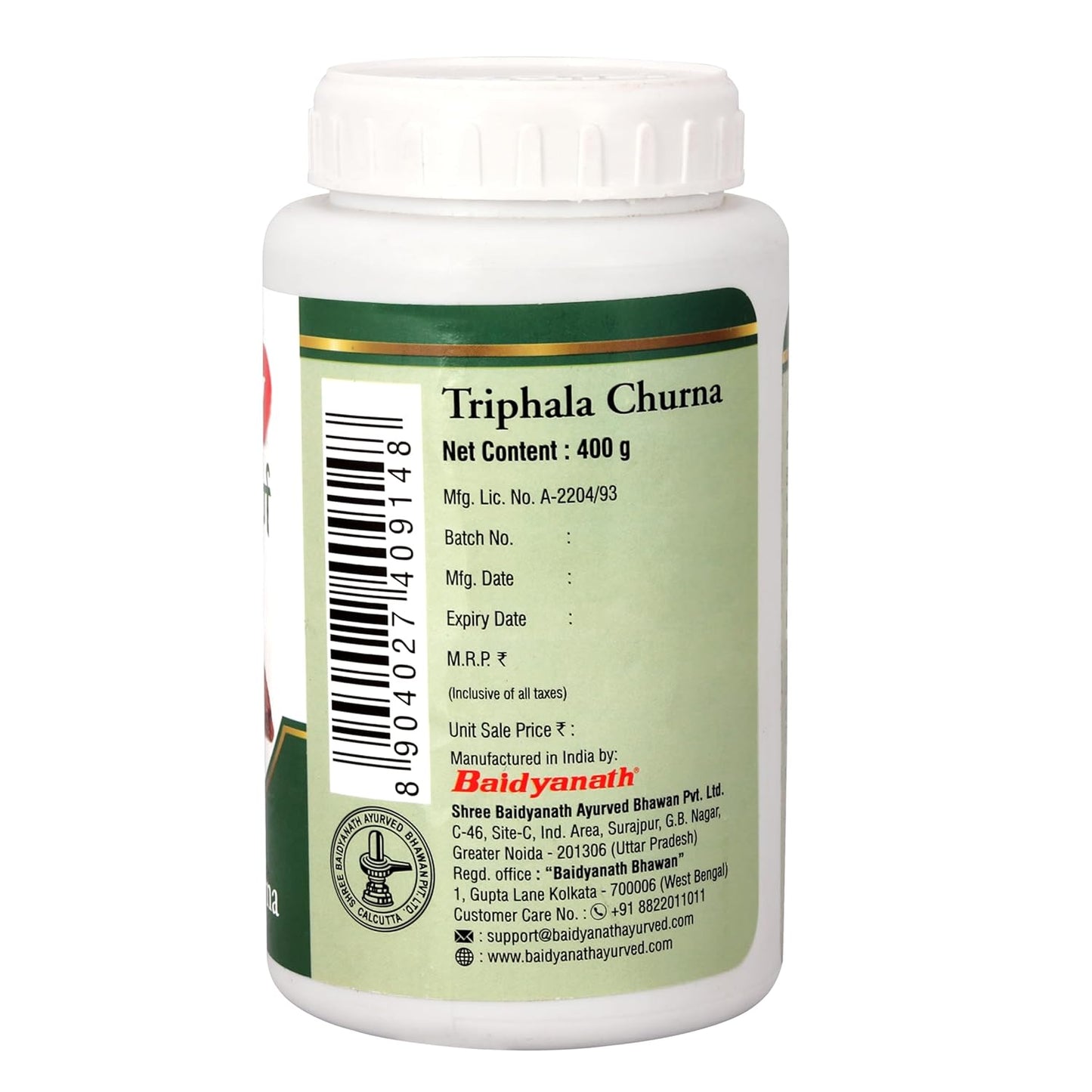 Baidyanath Triphala Churna Powder - 400gm
