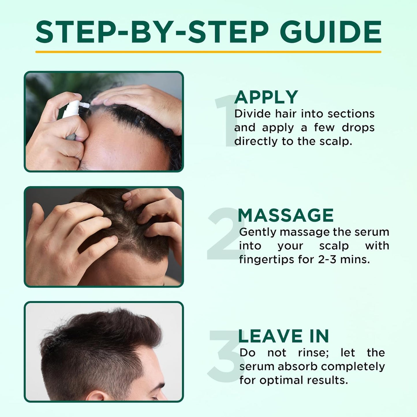 Orgatre Hair Growth Serum for scalp - 50ml | 3% Redensyl, 4% Anagain, 3% Procapil, 1% Capilia Longa & Rosemary Oil