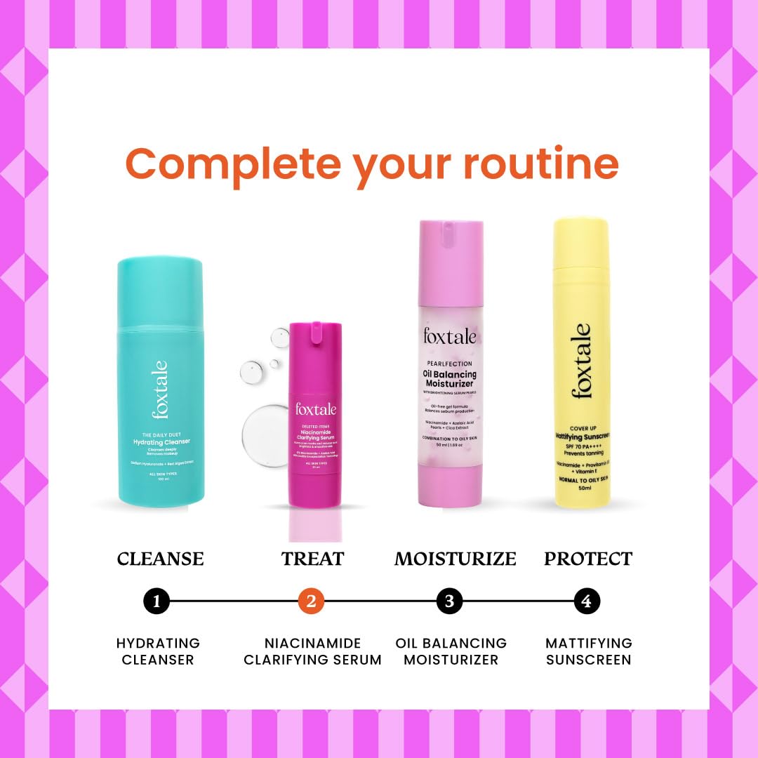 Foxtale 12% Niacinamide Face Serum, 30 ml