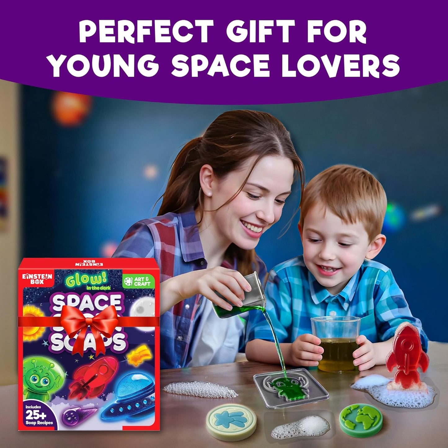 Einstein Box Space Soap Making Kit | Toys & Gifts for Boys Aged 4+