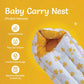 3-in-1 Baby Bed & Sleeping Bag for Newborn, Yellow Flower