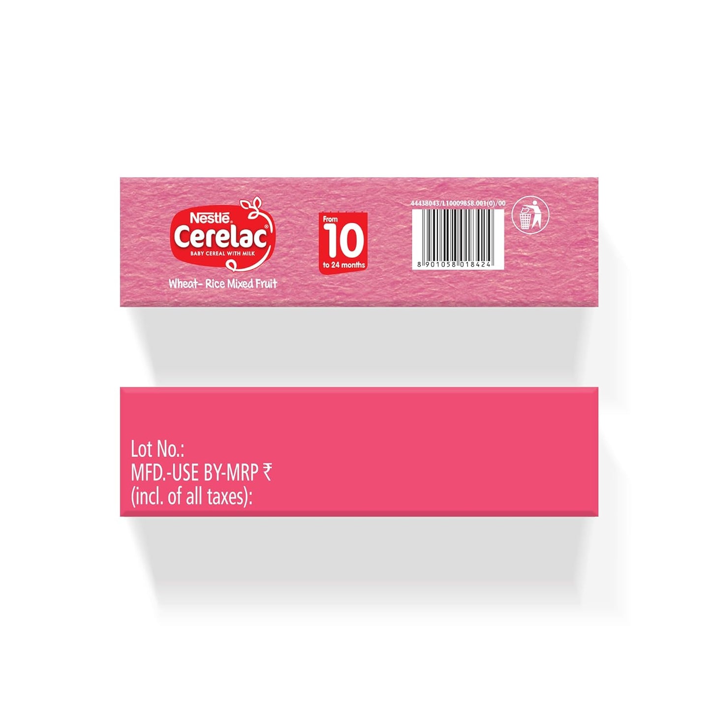 Nestle Cerelac Baby Food Cereal, Wheat Rice Mixed Fruit for 10 to 24 Months Baby, Source of Iron & Protein for Babies, 300 gm