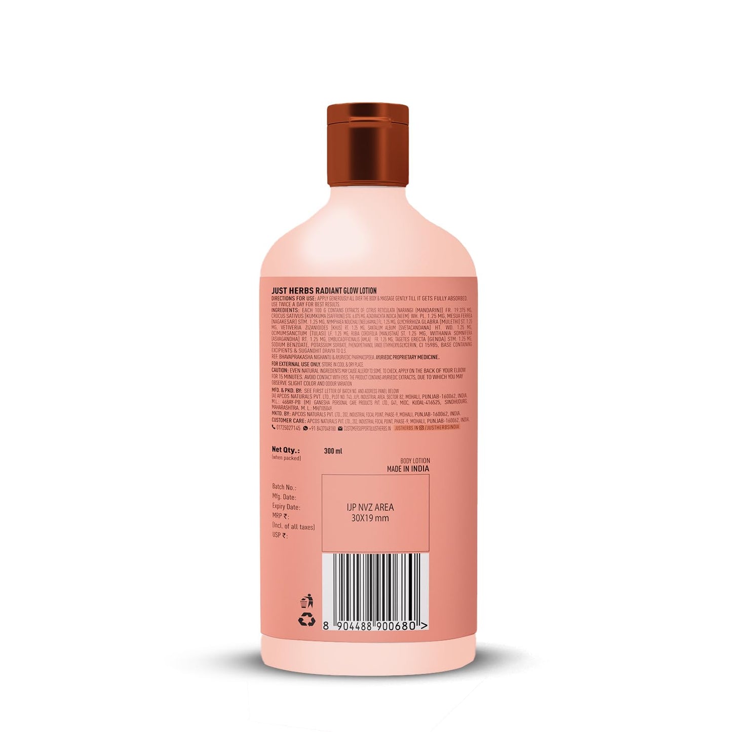Just Herbs Radiant Glow Body Lotion 300 ml