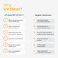 UV Doux Sunscreen Gel SPF 50 PA+++ | Broad Spectrum UVA & UVB | No White Cast | Benzene-Free | Dermatologist-Approved | Non-Comedogenic | Water-Resistant | For Oily, Acne & Sensitive Skin | 100 g