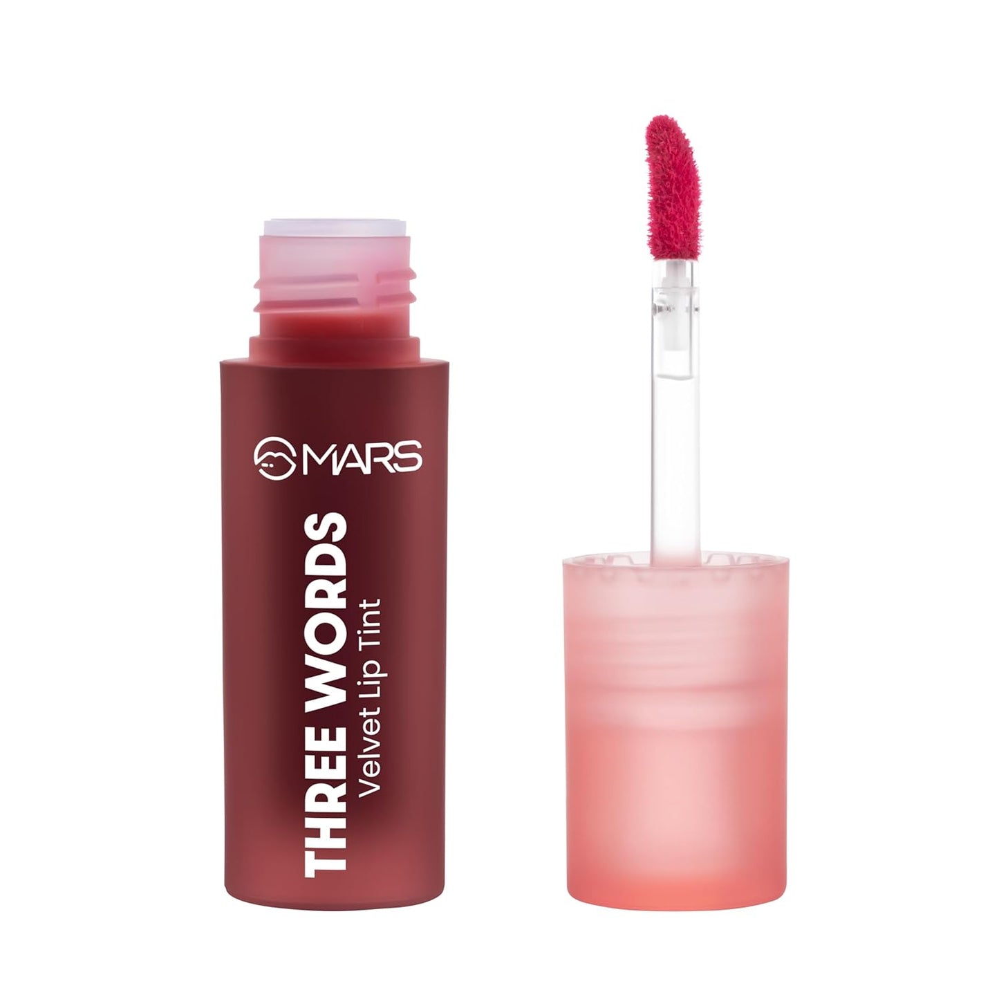 MARS Love Track Velvet Lip Tint (2.8ml) (THREE WORDS) | Velvet Matte Finish | Non-Sticky & Lightweight | Highly Pigmented | Comfortable Wear | 6 Flattering Shades