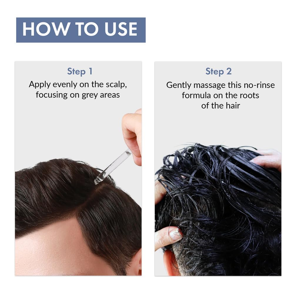 ThriveCo Anti-Grey Hair Prime Serum | Reverses & Limits Hair Greying | Arcolys + Biotin + Black Tea Extract | Light-Weight, Non-Sticky & Odourless | For Men and Women | 50 Ml