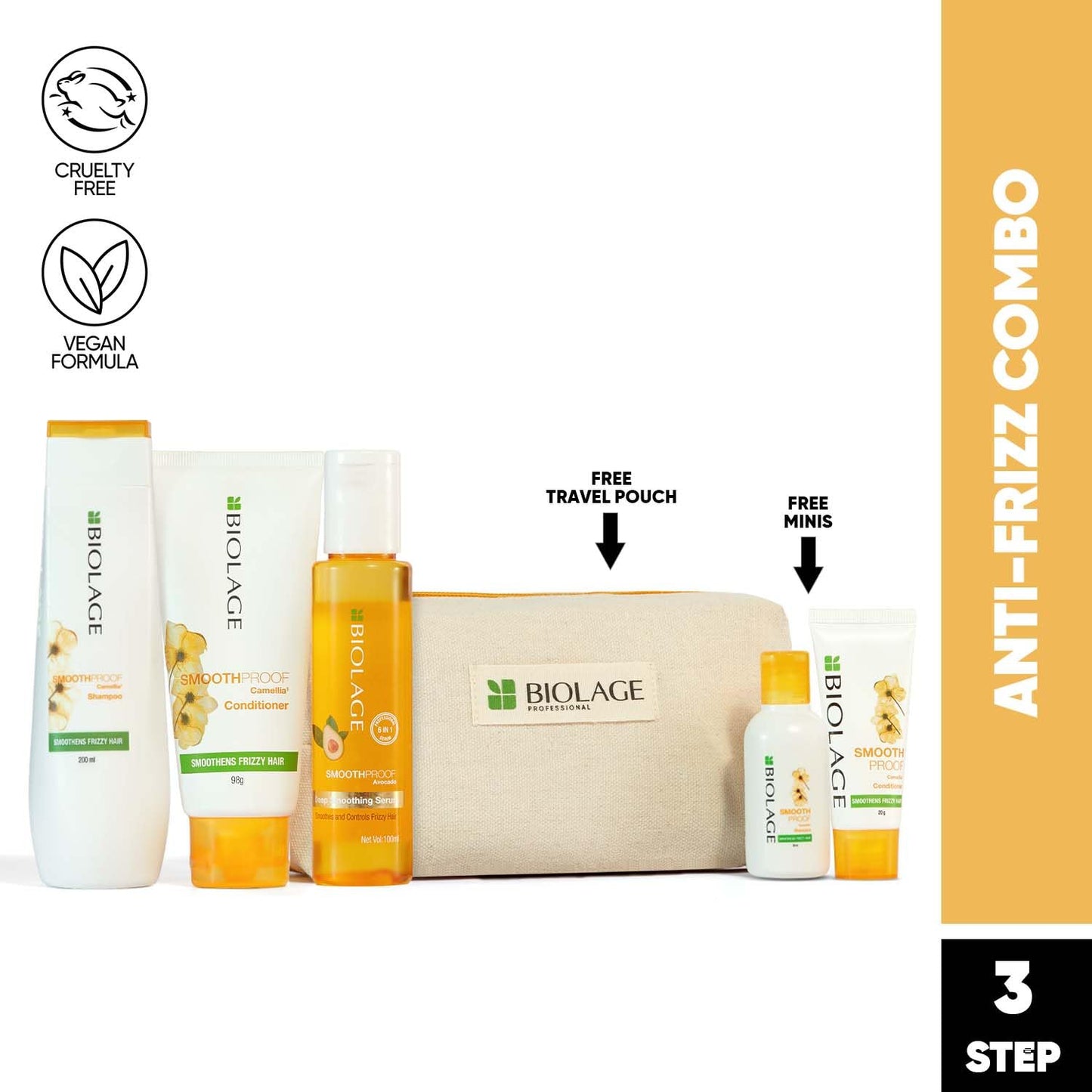 Biolage Smooth Proof Anti-Frizz 3-Step Regime