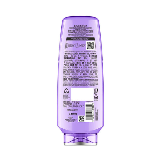 Loreal Paris Fresh Hyaluron Moisture 72HR Moisture Sealing Conditioner, 340 ml