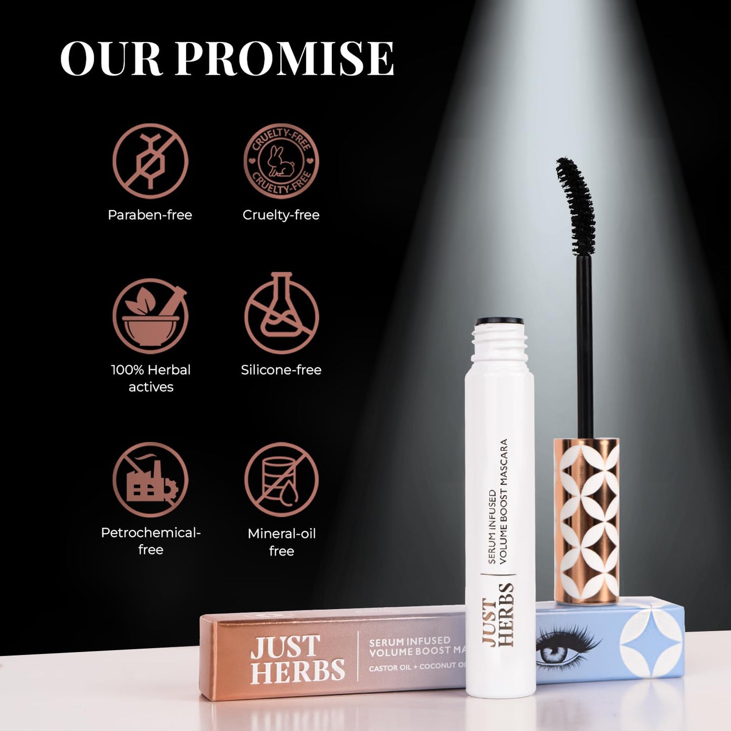 Just Herbs Serum Infused Volume Boost Mascara 8 ml