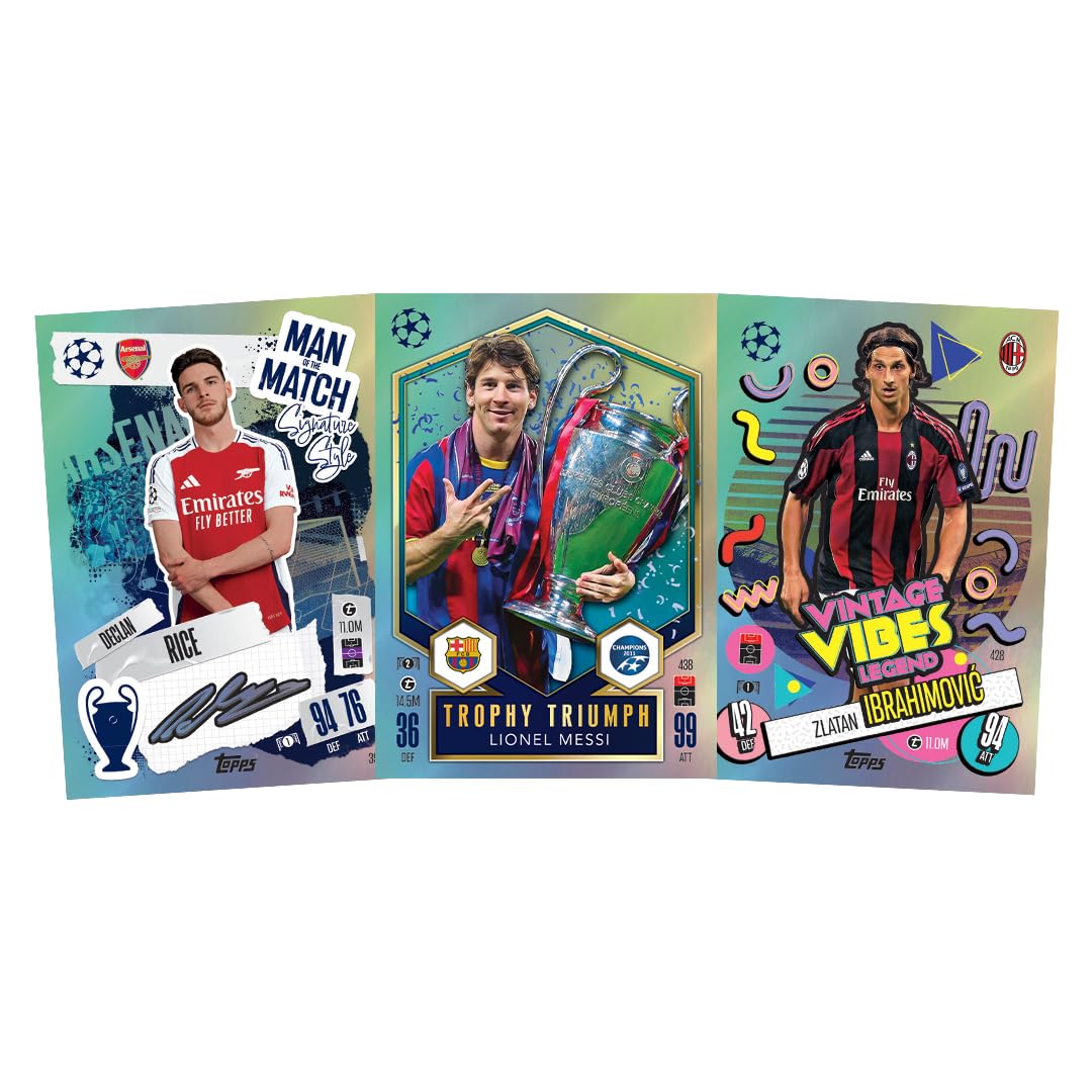 Topps UEFA Champions League Match Attax 24/25 Trading and Collectible Card Game ((Carry Box Plus Edition))
