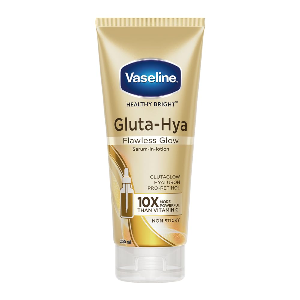 Vaseline Gluta-Hya Flawless Glow Lotion for Face & Body, 200 ml