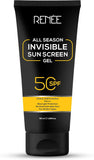 Renee All Season Invisible Sunscreen Gel,  Spf 50 Broad Spectrum Pa++++, 50 ml