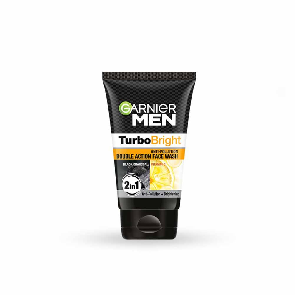 Garnier Men Power White Anti-Pollution Double Action Facewash, 100g