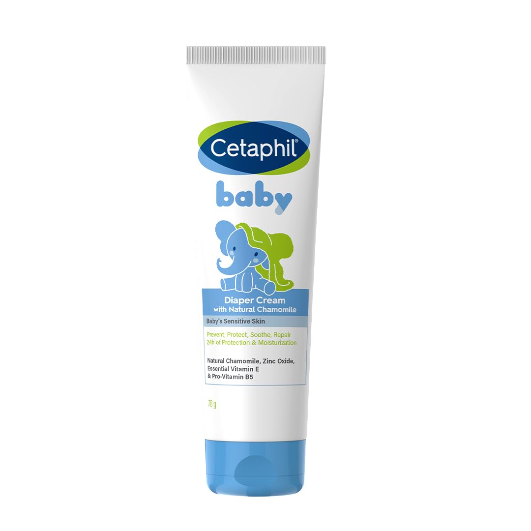 Cetaphil Baby Diaper Cream With Organic Calendula, Moisturizing Lotion, Protection & Moisturizer, Unscented, 70g