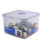 Lock & Lock HPL822R Square Storage Container - Clear/Blue, 4L