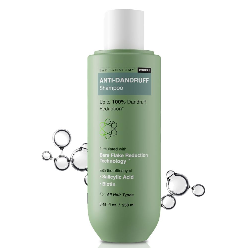 Bare Anatomy Anti Dandruff Shampoo | Reduces Up to 100% Dandruff and Strengthens Hair ,250 ml