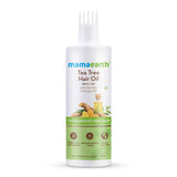 Mamaearth Tea Tree Anti Dandruff Hair Oil with Tea Tree Oil & Ginger For Dandruff-Free Hair - 250 ml