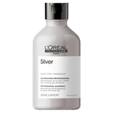 Loreal Professionnel Serie Expert - Silver Violet Dyes + Magnesium Neutralising and Brightening Shampoo (For Grey and White Hair)