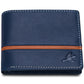 HORNBULL Denial Navy Leather Wallet for Men | Leather Mens Wallet with RFID Blocking