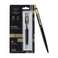 Parker Classic Matte Black GT Ball Pen, Golden color