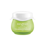 Dot & Key CICA Calming Skin Renewing Night Gel | For Oily, Acne Prone And Sensitive Skin | Night Cream with Niacinamide, Green Tea & Hyaluronic | Fades Blemishes & Dark Spots | 60ml