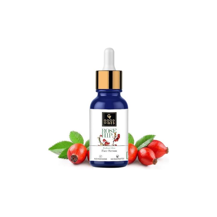 Good Vibes Rose Hip Radiant Glow Face Serum, 10ml