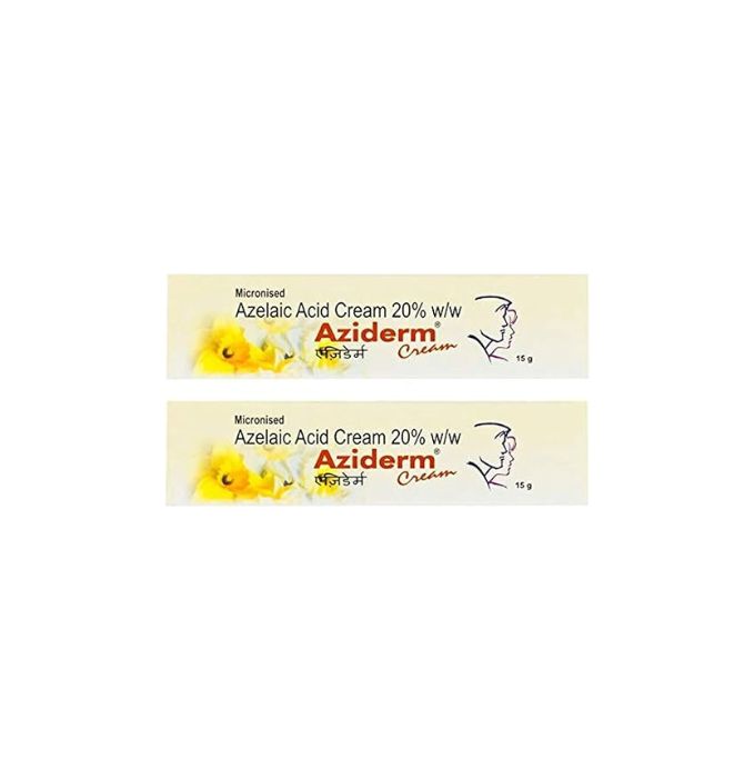 Aziderm Skin Cream (15g, Pack of 2)