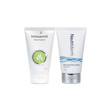 Neutriderm Pre-Makeup Skincare Combo, Vitamin E Moisturiser 125ml And Dermavive Hydra Cleanser Lotion 120ml