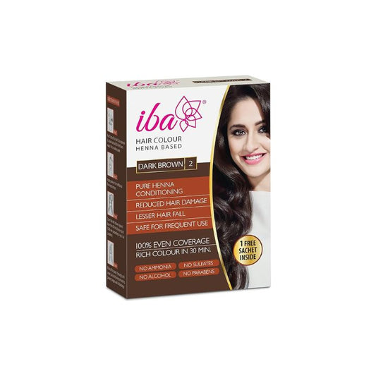 Iba Halal Care Hair Color, 70g (Dark Brown)