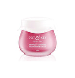 Dot & Key Night Reset Retinol + Ceramide Night Cream | Anti Aging Cream For Face | Reduces Fine Lines & Wrinkles Lift Face Moisturizer With Hyaluronic Acid And Ceramides | 60ml