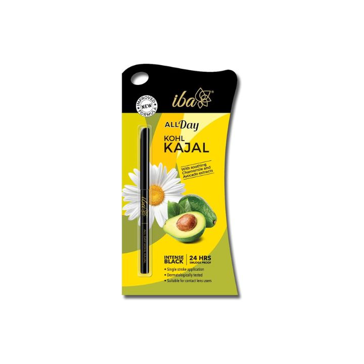 Iba All Day Kohl Kajal, Jet Black, 0.35g