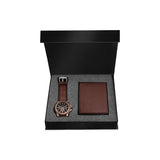 LORENZ Brown Watch and Wallet Combo for Men